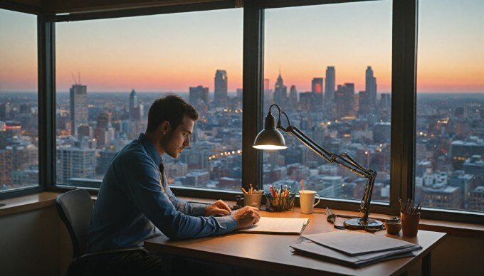 A person analyzing email remarketing performance metrics on a computer screen.