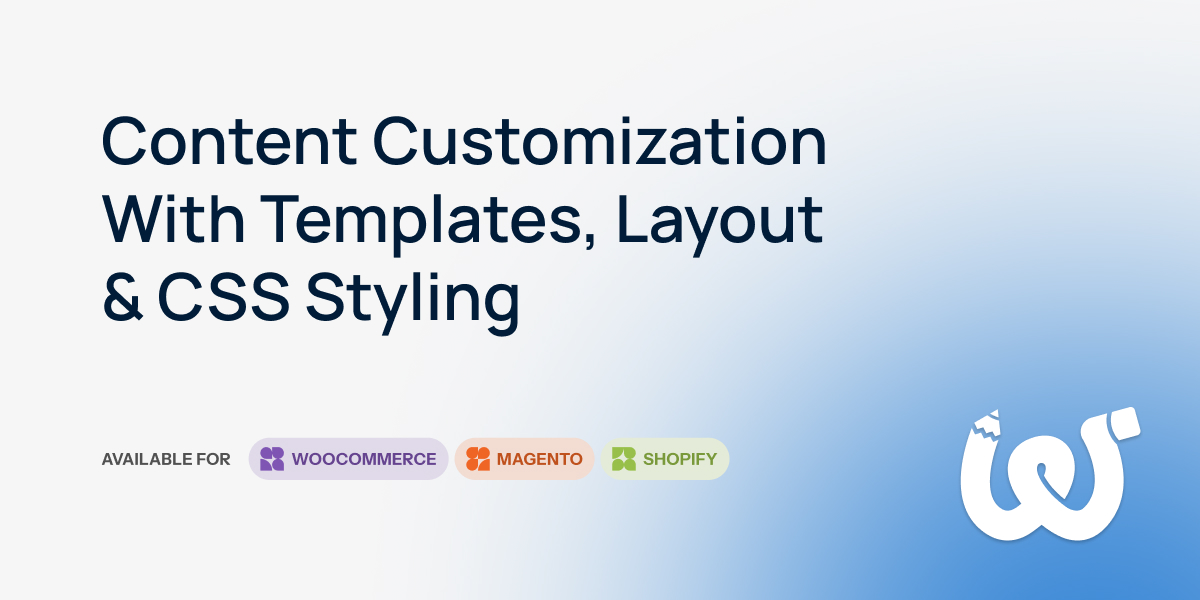 Contro Layout Customization Content Customization With Templates, Layout & CSS Styling